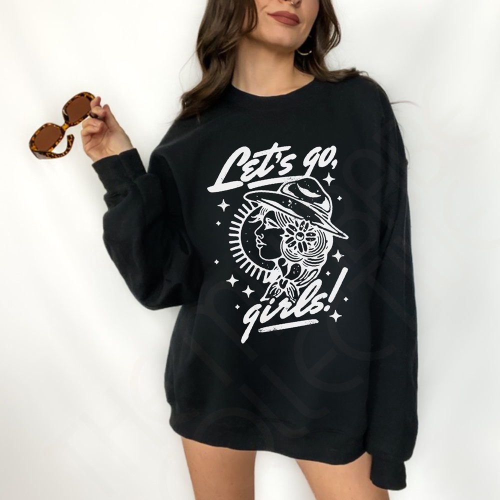 🚨 SALE 🚨 Let’s Go Girls Shania Twain Cowgirl Crewneck Sweatshirt